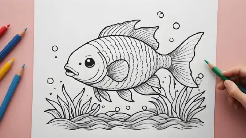 Drawing:4o7kwxpryiy= Fish