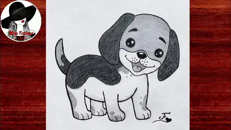 drawing:skfk tathya= dog